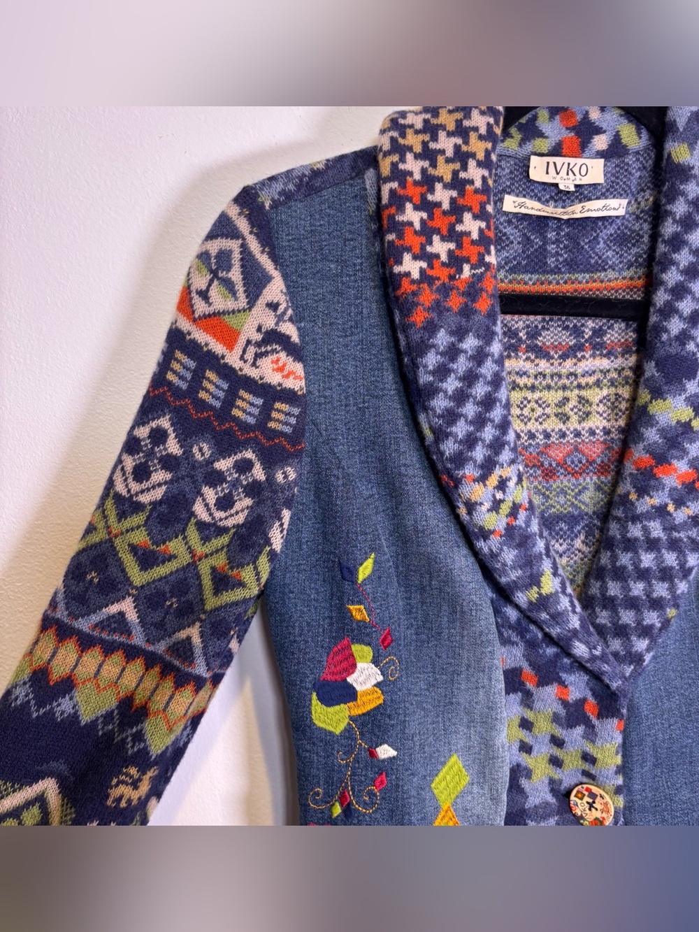 Ivko Wool Patterned Blazer - Picture 4 of 11